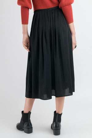 Drape Skirt - Black