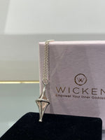 Wicken: Baby Lantern Pendant - Silver/Rose Quartz