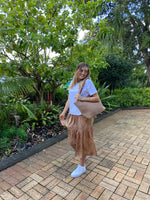 Grace Skirt - Cinnamon Spot print