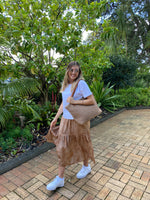 Grace Skirt - Cinnamon Spot print