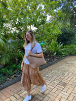 Grace Skirt - Cinnamon Spot print