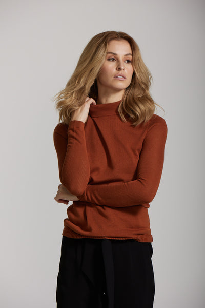 Turtle Neck Rust – Stitch Ministry - Main Image