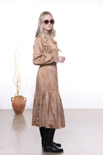 Grace Skirt - Cinnamon Spot print