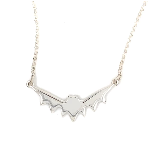 Wicken: Baby Bat Pendant - Silver